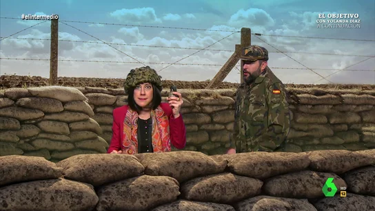 Margarita Robles (Cristina Gallego) y el 'soldado' Mateo piden "refuerzos" ante el escándalo Pegasus: "¡Espiad esto!" Margarita Robles (Cristina Gallego) y el 'soldado' Mateo piden "refuerzos" ante el escándalo Pegasus: "¡Espiad esto!"