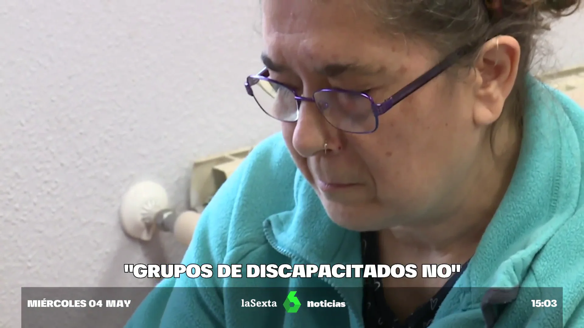 "Discapacitados no"