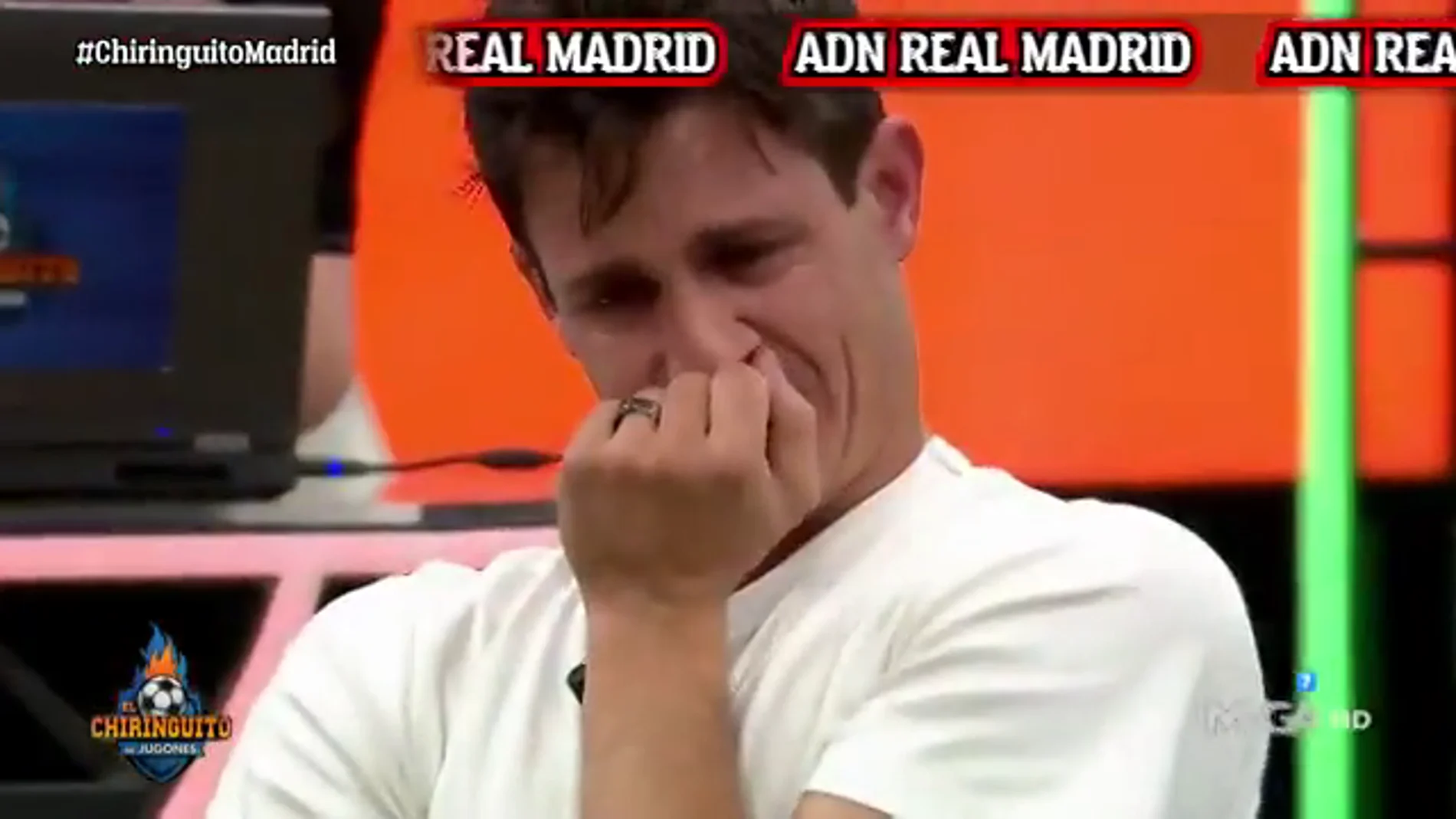 Edu Aguirre rompe a llorar en 'El Chiringuito' tras la remontada del Madrid al City: "El fútbol es maravilloso"