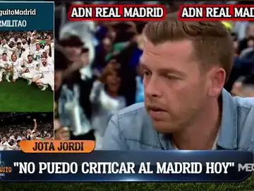 Jota Jordi enmudece al plató de &#39;El Chiringuito&#39; rindiéndose ante el Madrid: &quot;Quiero que el Barça aprenda&quot;