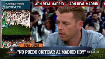 Jota Jordi enmudece al plató de 'El Chiringuito' rindiéndose ante el Madrid: "Quiero que el Barça aprenda"