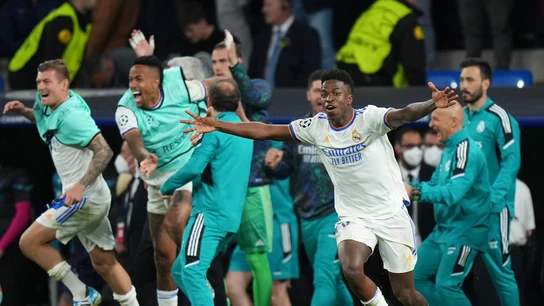 El banquillo del Madrid 'explota' tras la clasificación ante el City El banquillo del Madrid 'explota' tras la clasificación ante el City