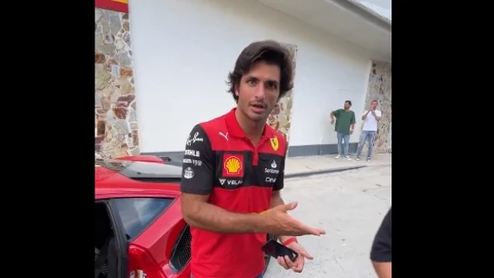 Carlos Sainz alucina con el tercero del Madrid Carlos Sainz alucina con el tercero del Madrid
