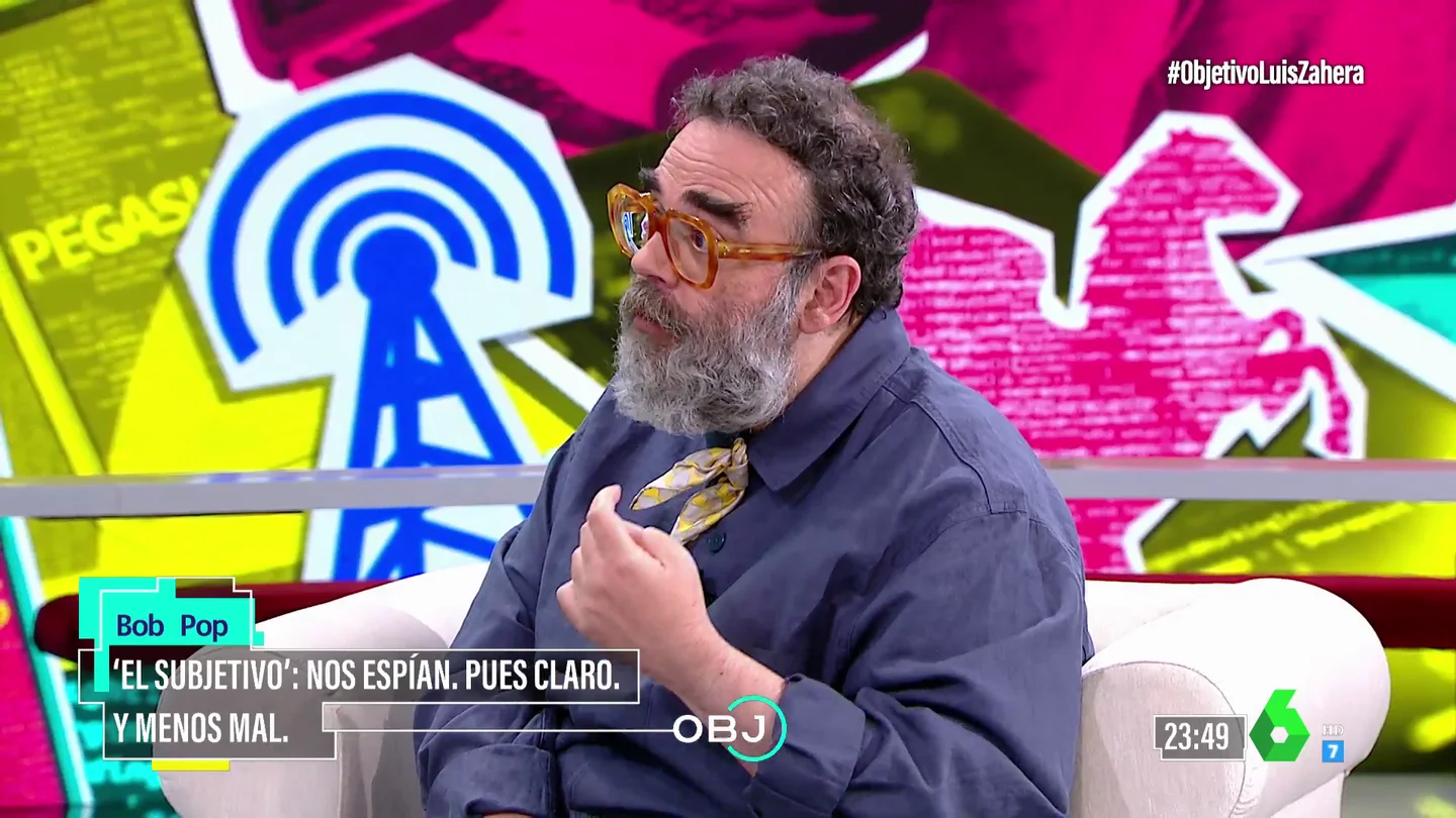 La sorprendente teoría de Bob Pop sobre el espionaje: "¿Nos espían? Pues claro, y menos mal" La sorprendente teoría de Bob Pop sobre el espionaje: "¿Nos espían? Pues claro, y menos mal"