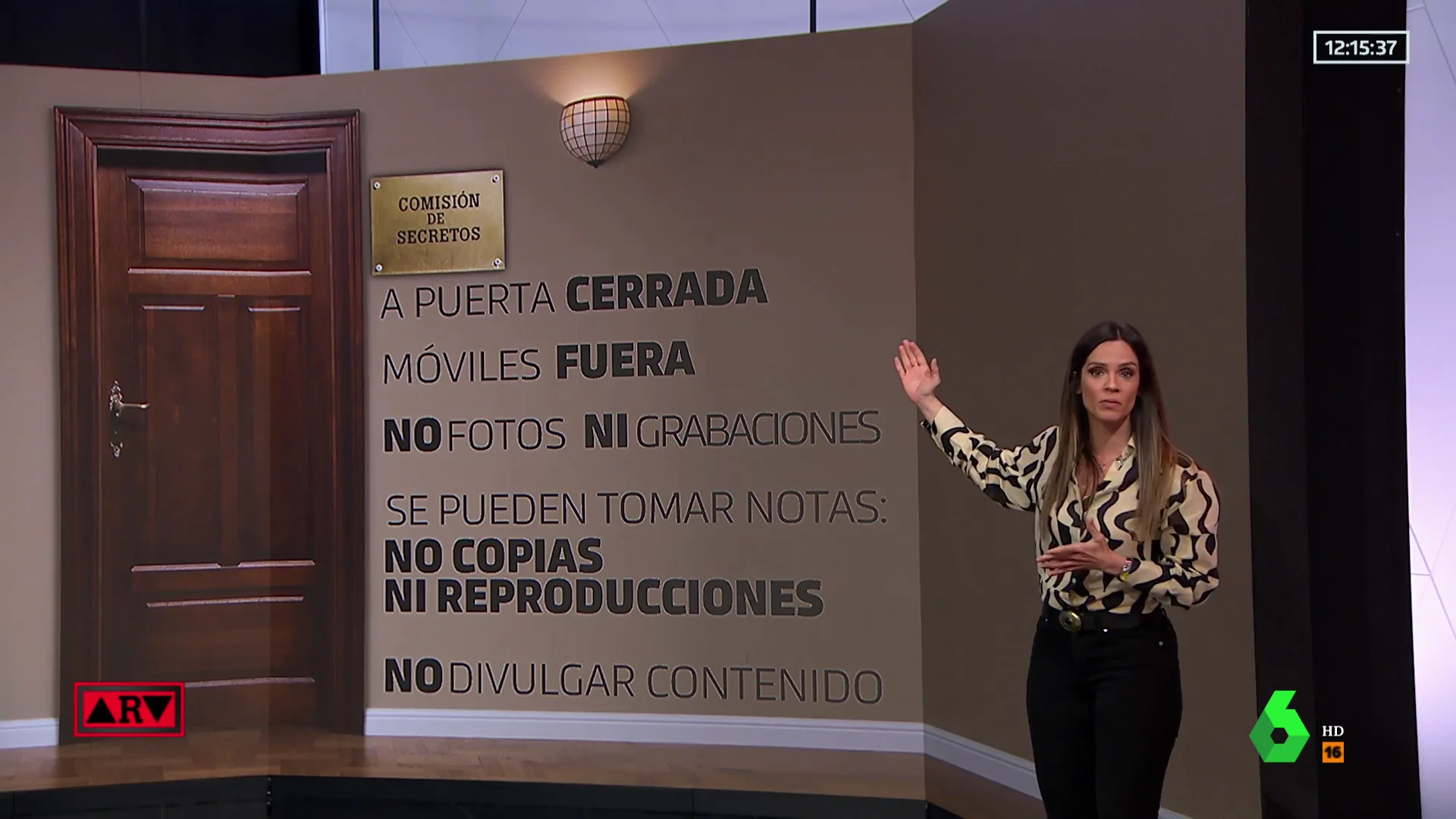 Móviles en las taquillas y un barrido electrónico: el protocolo de seguridad en la Comisión de Secretos
