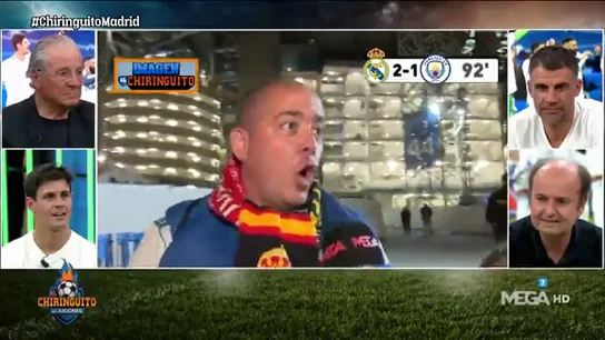 Un padre y su hija escenifican qué fue el Madrid - City: "Todavía podemos remontar... ¡Qué hemos remontado!" Un padre y su hija escenifican qué fue el Madrid - City: "Todavía podemos remontar... ¡Qué hemos remontado!"