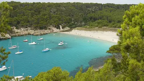 Cala Trebalúger en Menorca Cala Trebalúger en Menorca