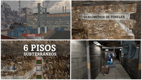 Imágenes del interior de Azovstal recreado a partir de la realidad aumentada Imágenes del interior de Azovstal recreado a partir de la realidad aumentada
