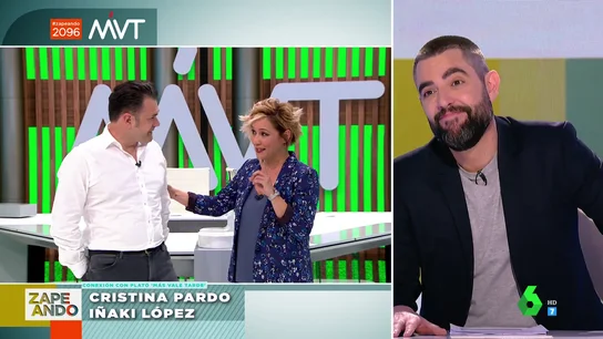 "¿No es natural?": la pregunta 'maliciosa' de Iñaki López a Cristina Pardo sobre su físico "¿No es natural?": la pregunta 'maliciosa' de Iñaki López a Cristina Pardo sobre su físico