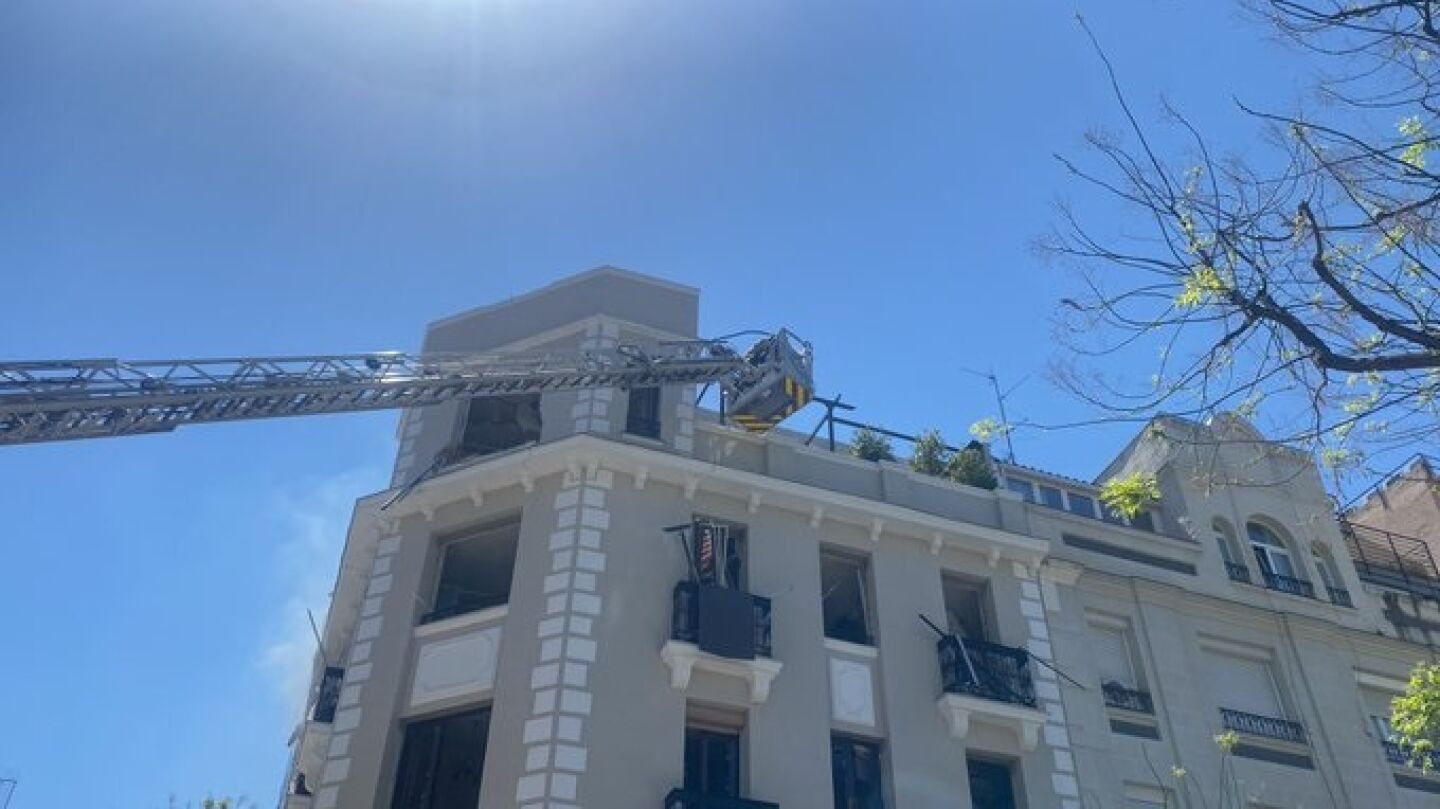 Explosión en un edificio en pleno barrio de Salamanca, Madrid