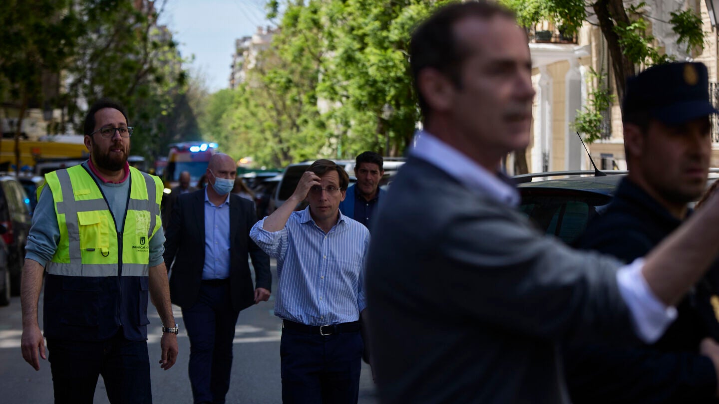 El alcalde de Madrid se desplaza a la zona de la explosión