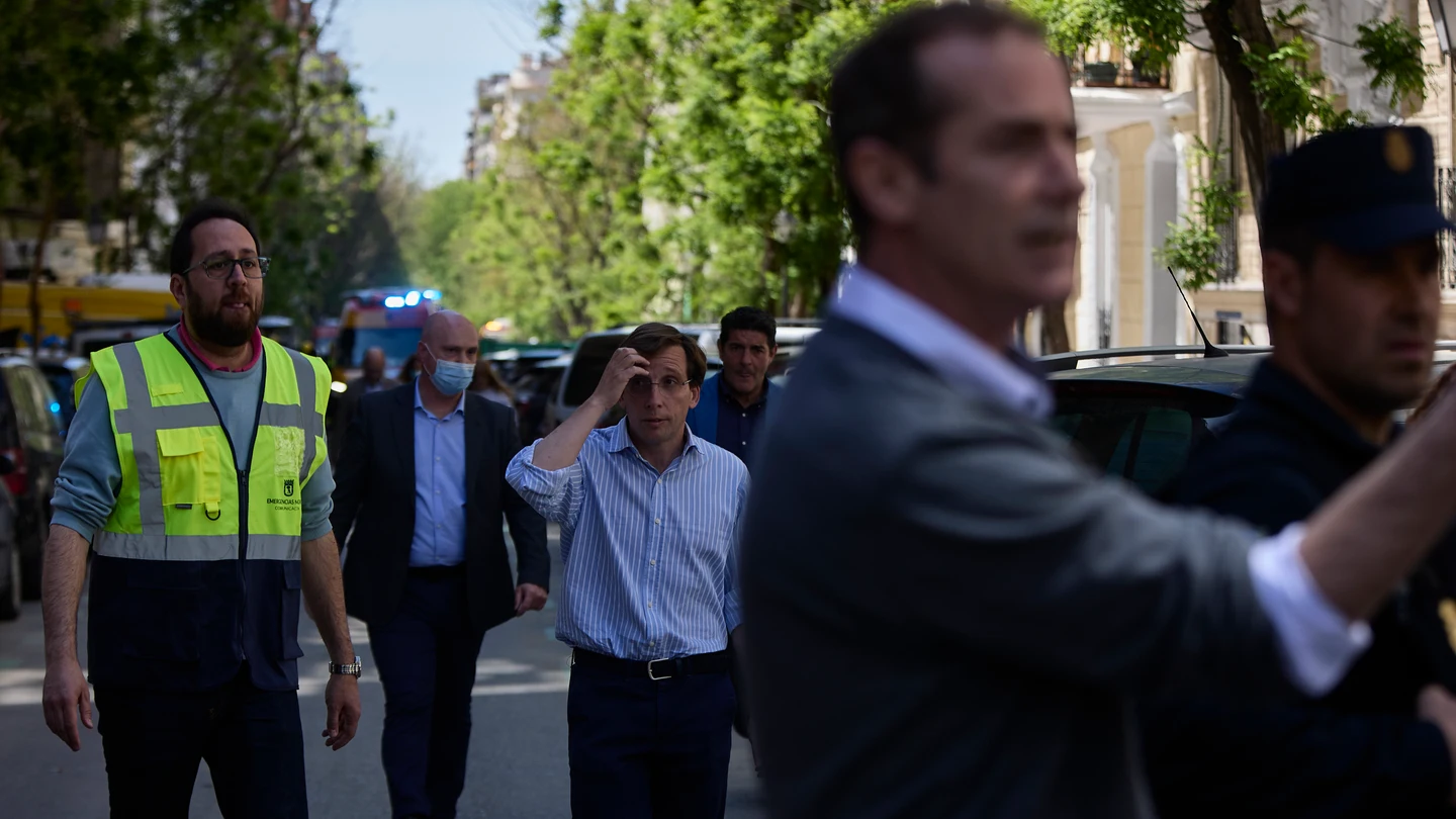 El alcalde de Madrid se desplaza a la zona de la explosión El alcalde de Madrid se desplaza a la zona de la explosión
