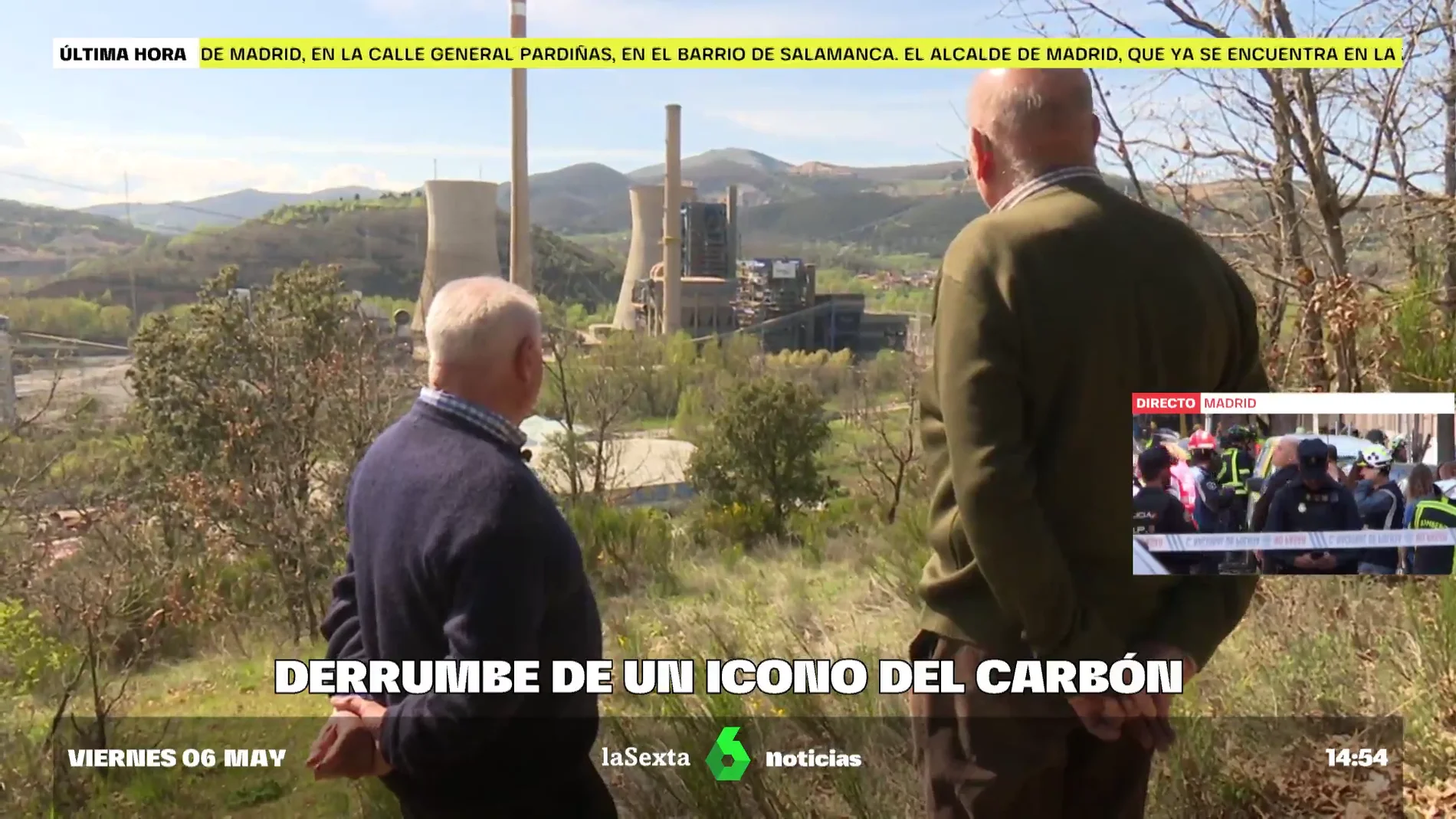 León dice adiós a un icono del carbón: derrumban la central térmica de La Robla entre la tristeza de la comarca