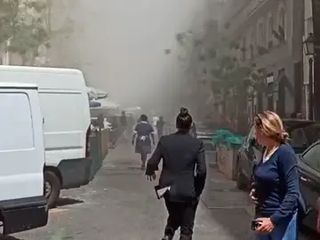 Varios heridos en una fuerte explosión en un edificio en pleno barrio de Salamanca, Madrid