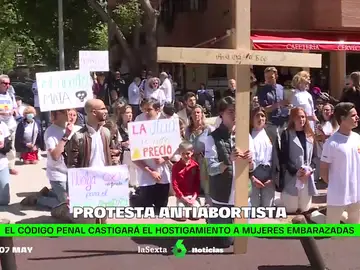 Protesta antiabortista en Madrid