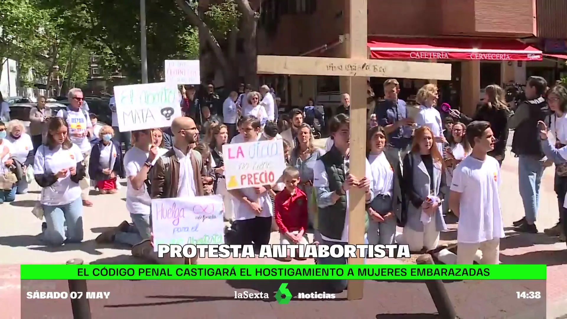 Protesta antiabortista en Madrid
