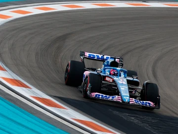 Fernando Alonso, con el Alpine en Miami Fernando Alonso, con el Alpine en Miami