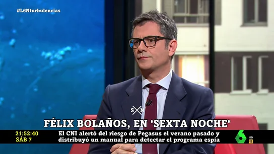 Félix Bolaños en laSexta Noche Félix Bolaños en laSexta Noche