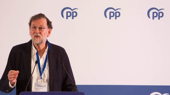 El expresidente del Gobierno Mariano Rajoy, en Pontevedra El expresidente del Gobierno Mariano Rajoy, en Pontevedra