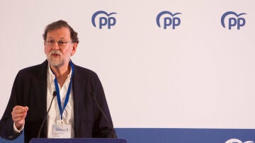 El expresidente del Gobierno Mariano Rajoy, en Pontevedra