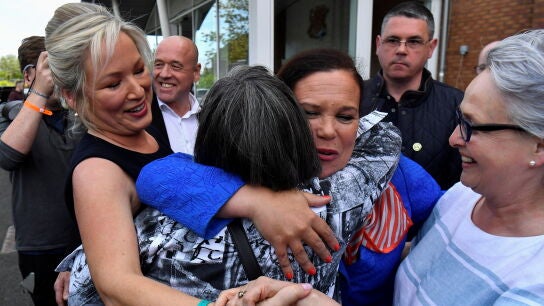 El Sinn Féin celebra su victoria