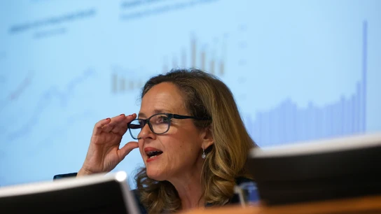 La vicepresidenta primera y ministra de Asuntos Económicos, Nadia Calviño, en una imagen de archivo. La vicepresidenta primera y ministra de Asuntos Económicos, Nadia Calviño, en una imagen de archivo.