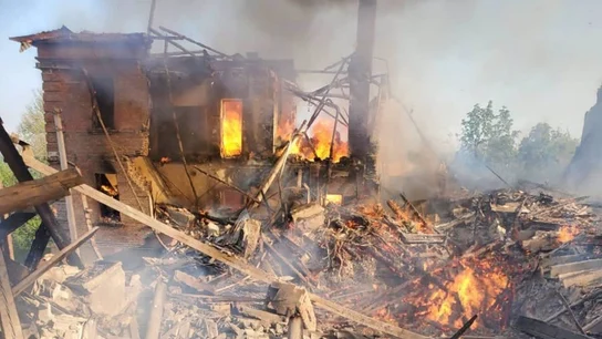 Destrucción tras un ataque ruso a una escuela que servía de refugio en Lugansk | Archivo Al menos 62 muertos tras el ataque ruso a una escuela que servía de refugio en Lugansk