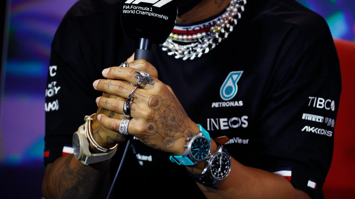 Las joyas de Lewis Hamilton en Miami