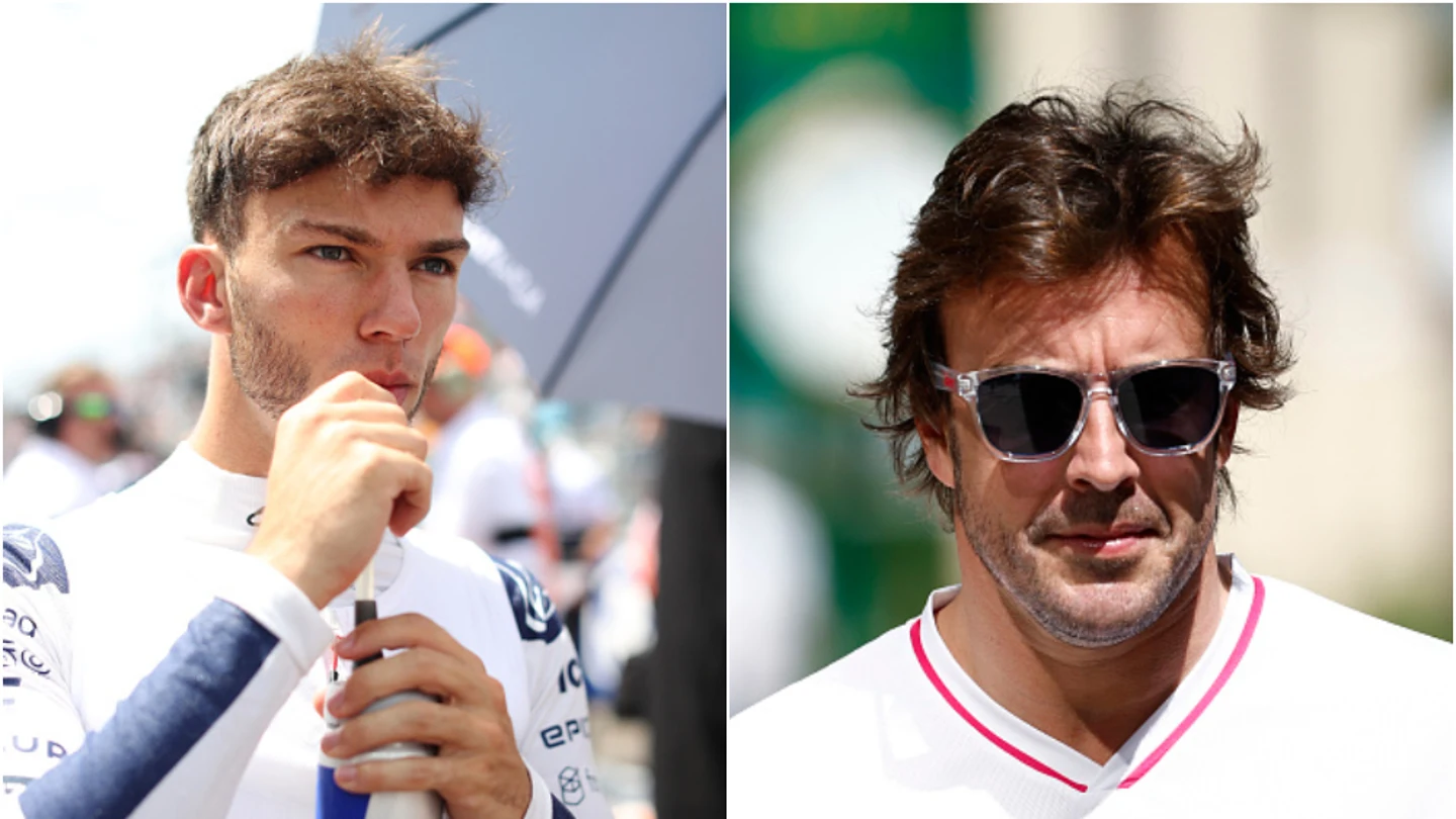 Pierre Gasly y Fernando Alonso Pierre Gasly y Fernando Alonso