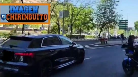 Mbappé, en Madrid junto a su compañero Achraf Mbappé, en Madrid junto a su compañero Achraf