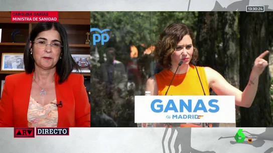 La tajante respuesta de Darias a Ayuso, que acusa al Gobierno de defender los porros y prohibir los bollos La tajante respuesta de Darias a Ayuso, que acusa al Gobierno de defender los porros y prohibir los bollos