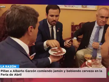 La ironía de Dani Mateo con los haters de Alberto Garzón por comer jamón: &quot;Un comunista debe alimentarse de cartón&quot;