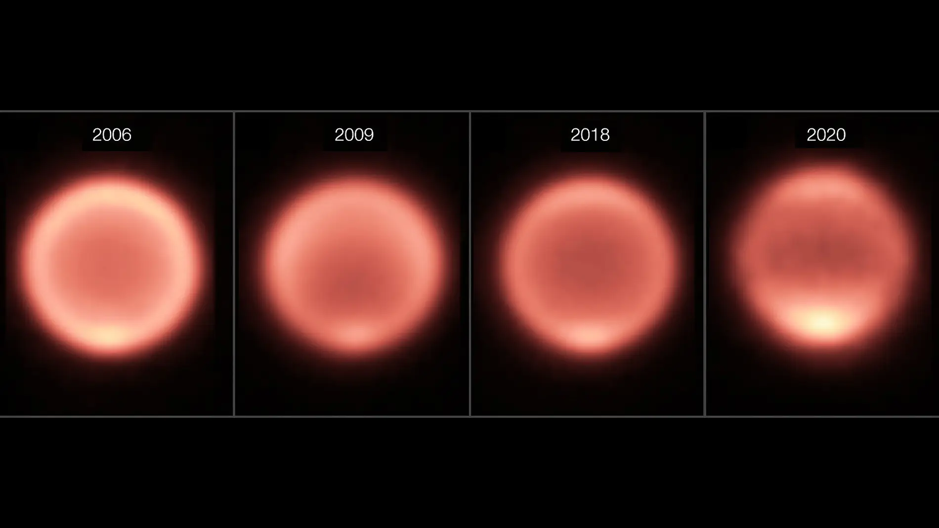 Detectados cambios sorprendentes en la temperatura de Neptuno