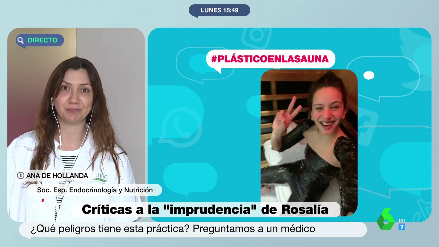 El aviso de una endocrinóloga sobre el polémico método de Rosalía para 'adelgazar' El aviso de una endocrinóloga sobre el polémico método de Rosalía para 'adelgazar'