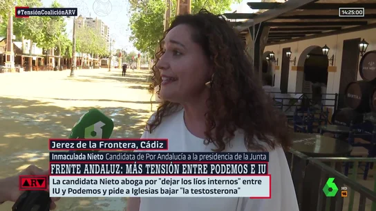 Inma Nieto, candidata de Por Andalucía Inma Nieto, candidata de Por Andalucía