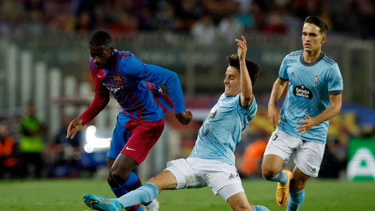 Ousmane Dembélé ante el Celta Ousmane Dembélé ante el Celta