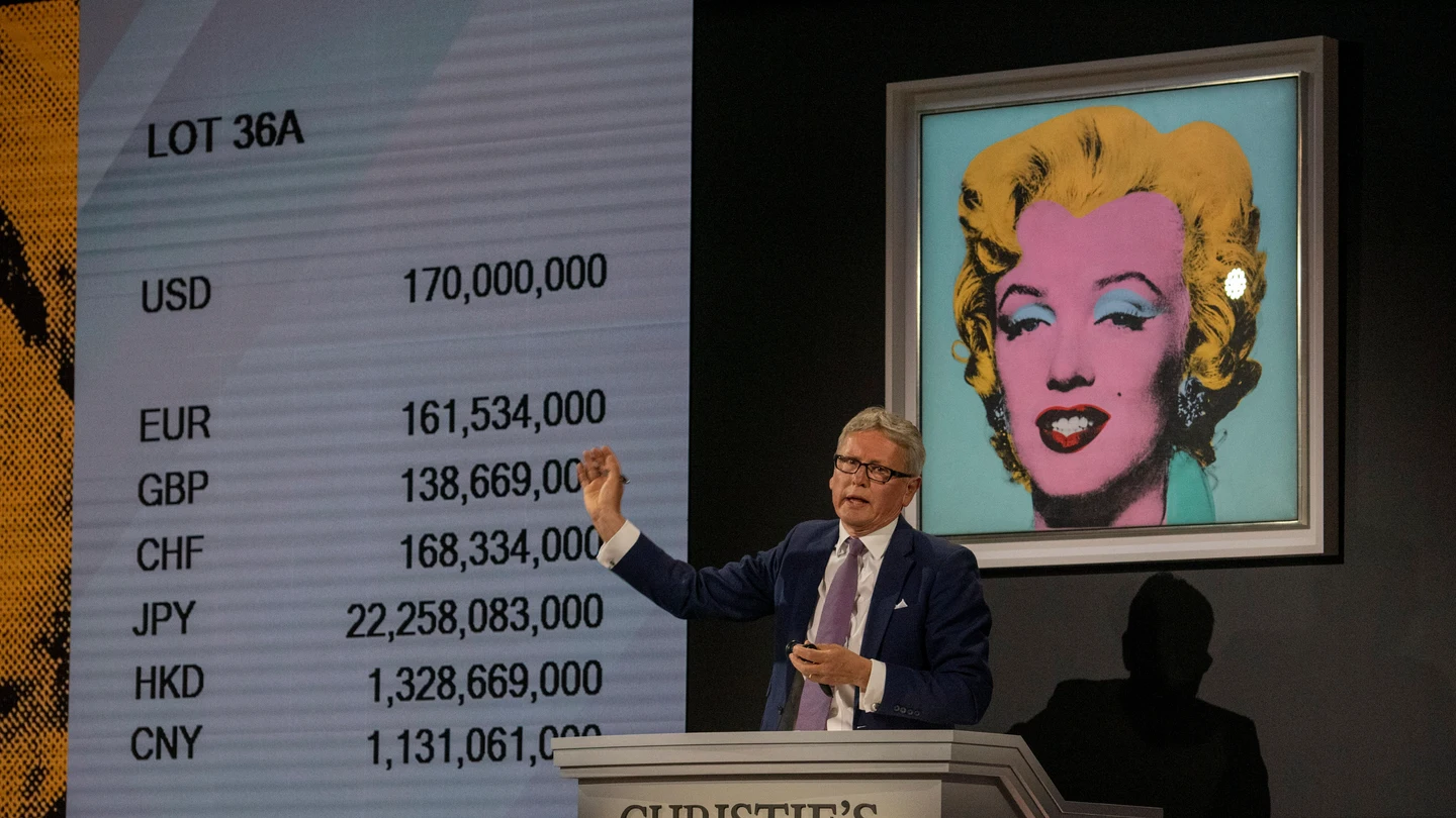 Subasta del cuadro de Andy Warhol en Christie's Subasta del cuadro de Andy Warhol en Christie's