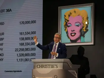 Subasta del cuadro de Andy Warhol en Christie&#39;s