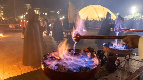 La queimada en Galicia por San Juan La queimada en Galicia por San Juan