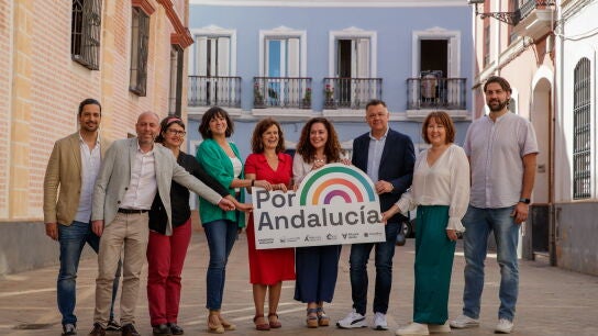Miembros de la candidatura Por Andaluc&iacute;a