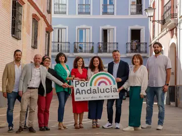 Miembros de la candidatura Por Andalucía
