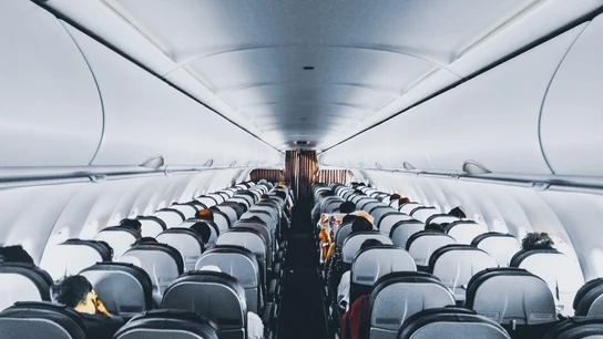 Foto de archivo de un avión. Foto de archivo de un avión.