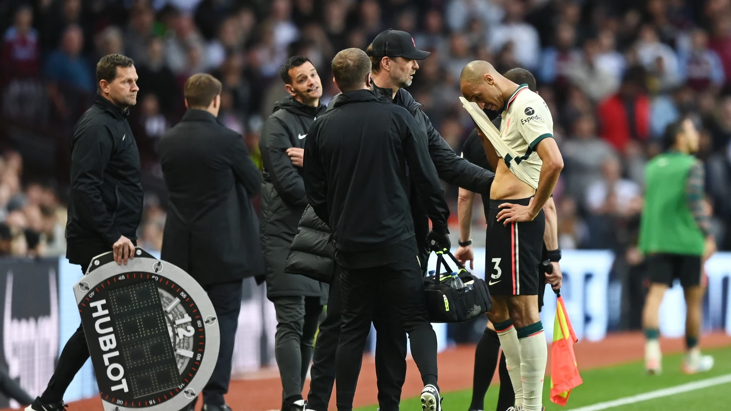 Fabinho cae lesionado a 18 días de la final de Champions Fabinho cae lesionado a 18 días de la final de Champions