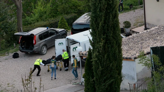 Traslado de los cadáveres del matrimonio muerto en Guadalajara Traslado de los cadáveres del matrimonio muerto en Guadalajara