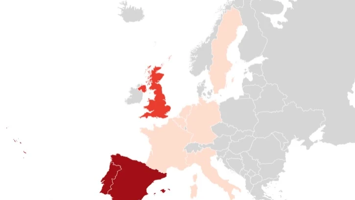 Mapa: así avanza la viruela del mono en Europa