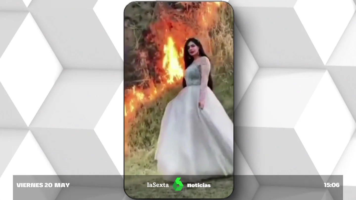 "Hay fuego allá donde voy": detenida una influencer paquistaní por quemar un bosque para un TikTok "Hay fuego allá donde voy": detenida una influencer paquistaní por quemar un bosque para un TikTok