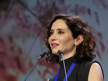 Isabel Díaz Ayuso en el congreso del PP madrileño