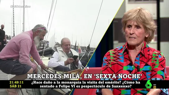Mercedes Milá, tajante con el rey emérito: "¿Qué hace en España este hombre? Preferiría que diera explicaciones" Mercedes Milá, tajante con el rey emérito: "¿Qué hace en España este hombre? Preferiría que diera explicaciones"