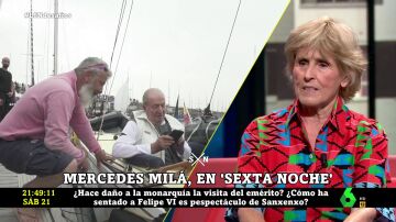 Mercedes Milá, tajante con el rey emérito: "¿Qué hace en España este hombre? Preferiría que diera explicaciones"