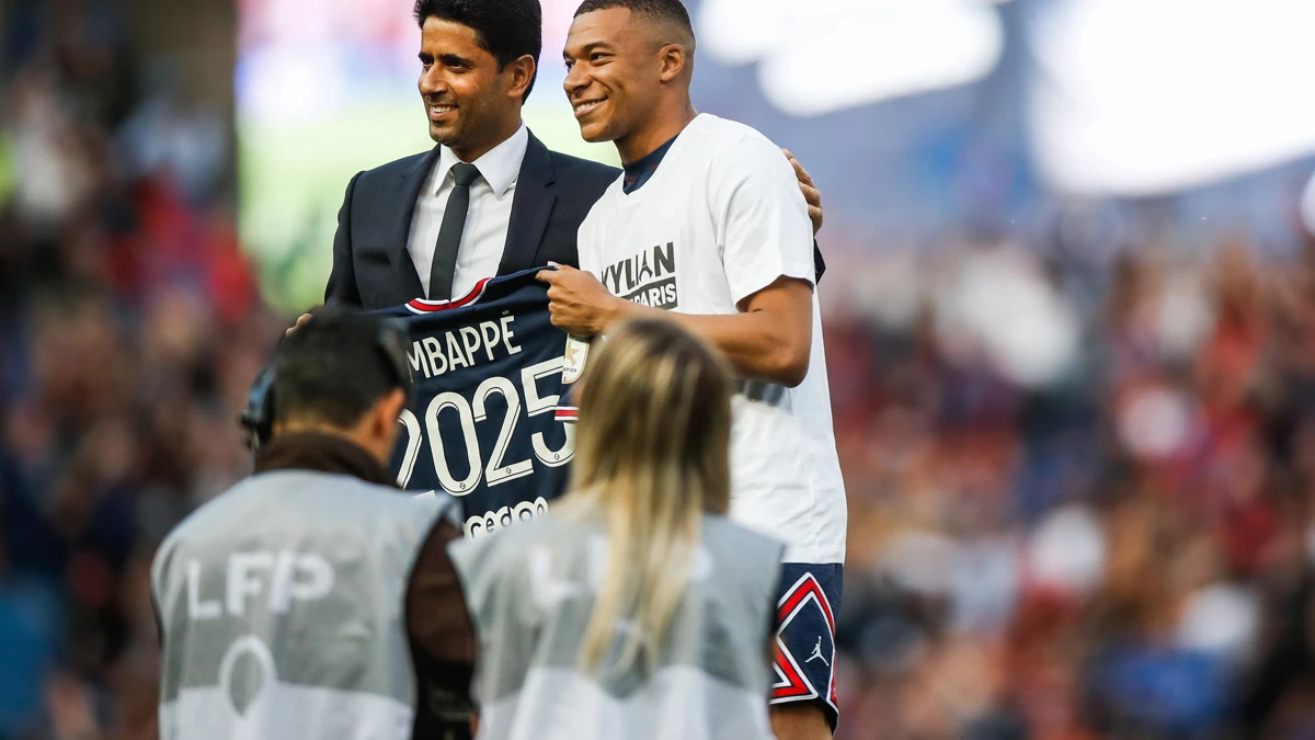 Mbappé, con Al-Khelaifi